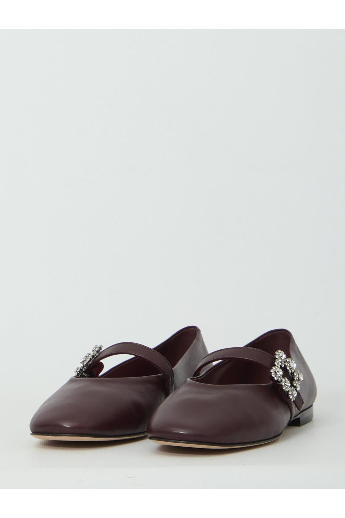 Roger Vivier-OUTLET-SALE-Efflorescence strap ballerina flats-ARCHIVIST