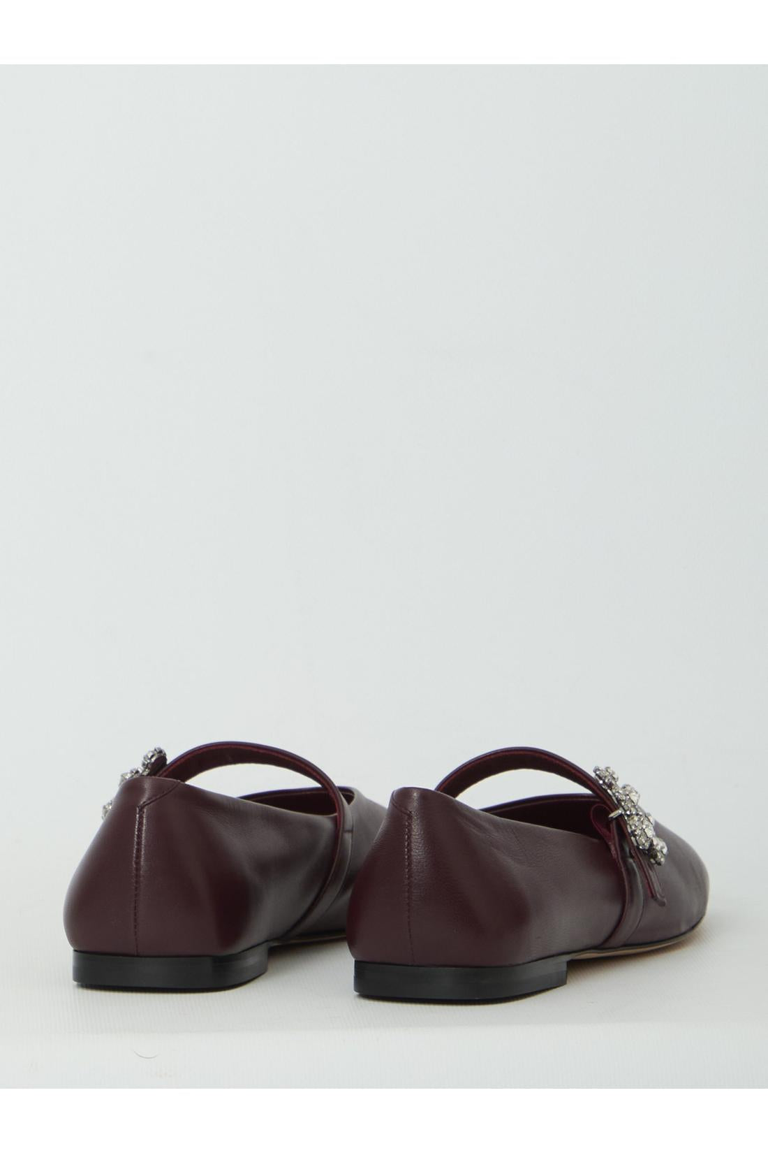 Roger Vivier-OUTLET-SALE-Efflorescence strap ballerina flats-ARCHIVIST