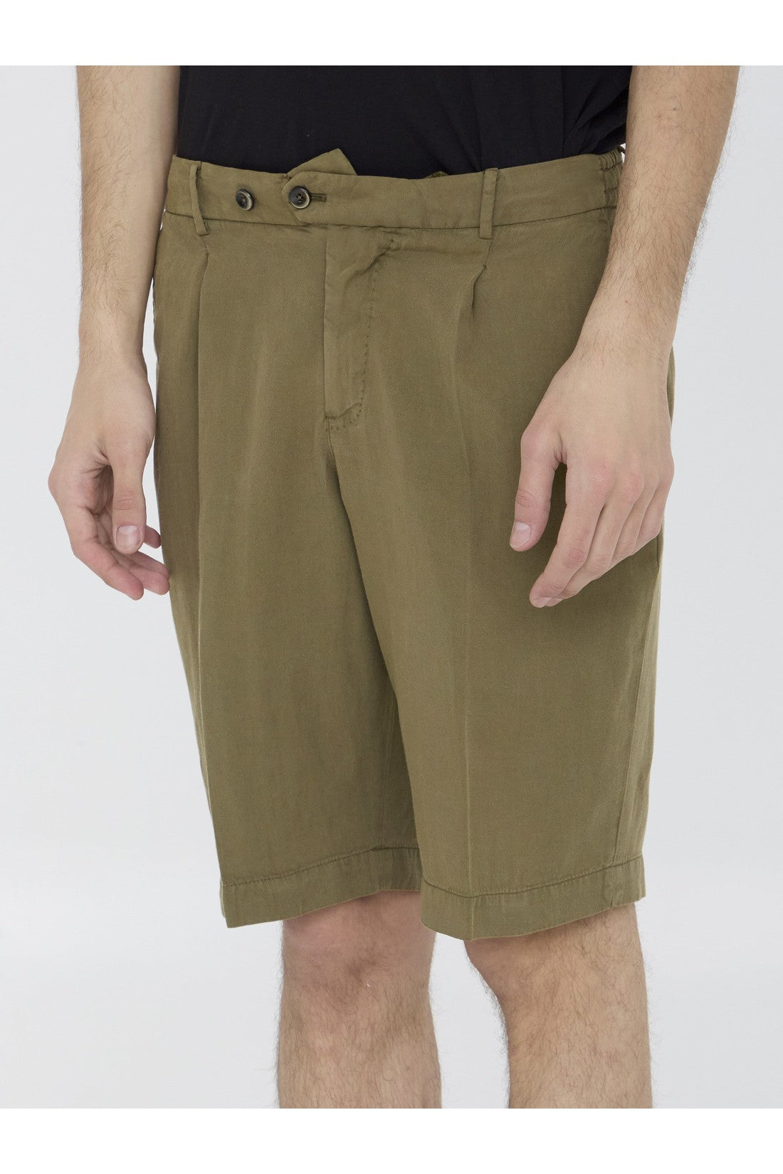 PT TORINO-OUTLET-SALE-Elasticated bermuda shorts-ARCHIVIST