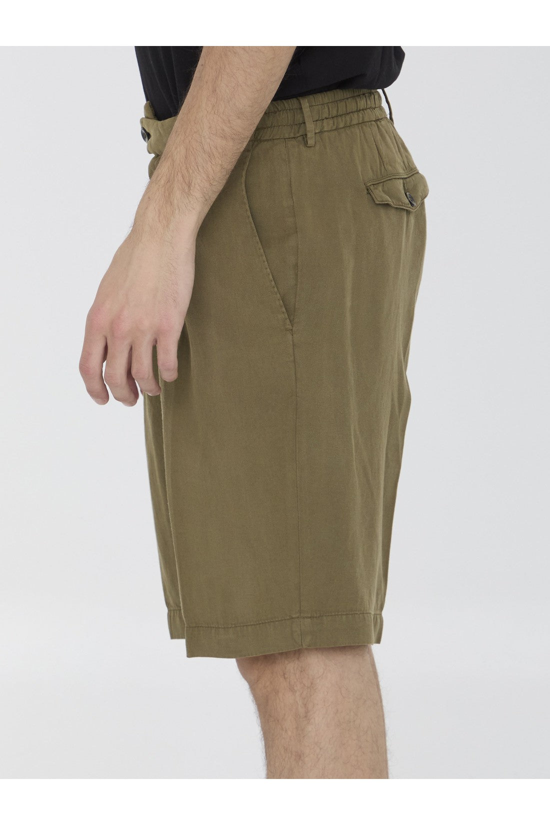 PT TORINO-OUTLET-SALE-Elasticated bermuda shorts-ARCHIVIST