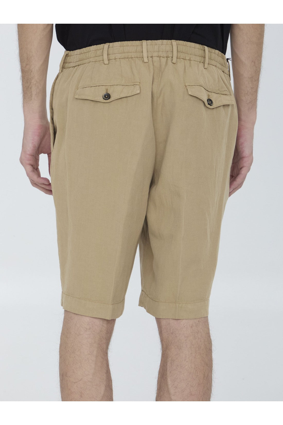 PT TORINO-OUTLET-SALE-Elasticated bermuda shorts-ARCHIVIST