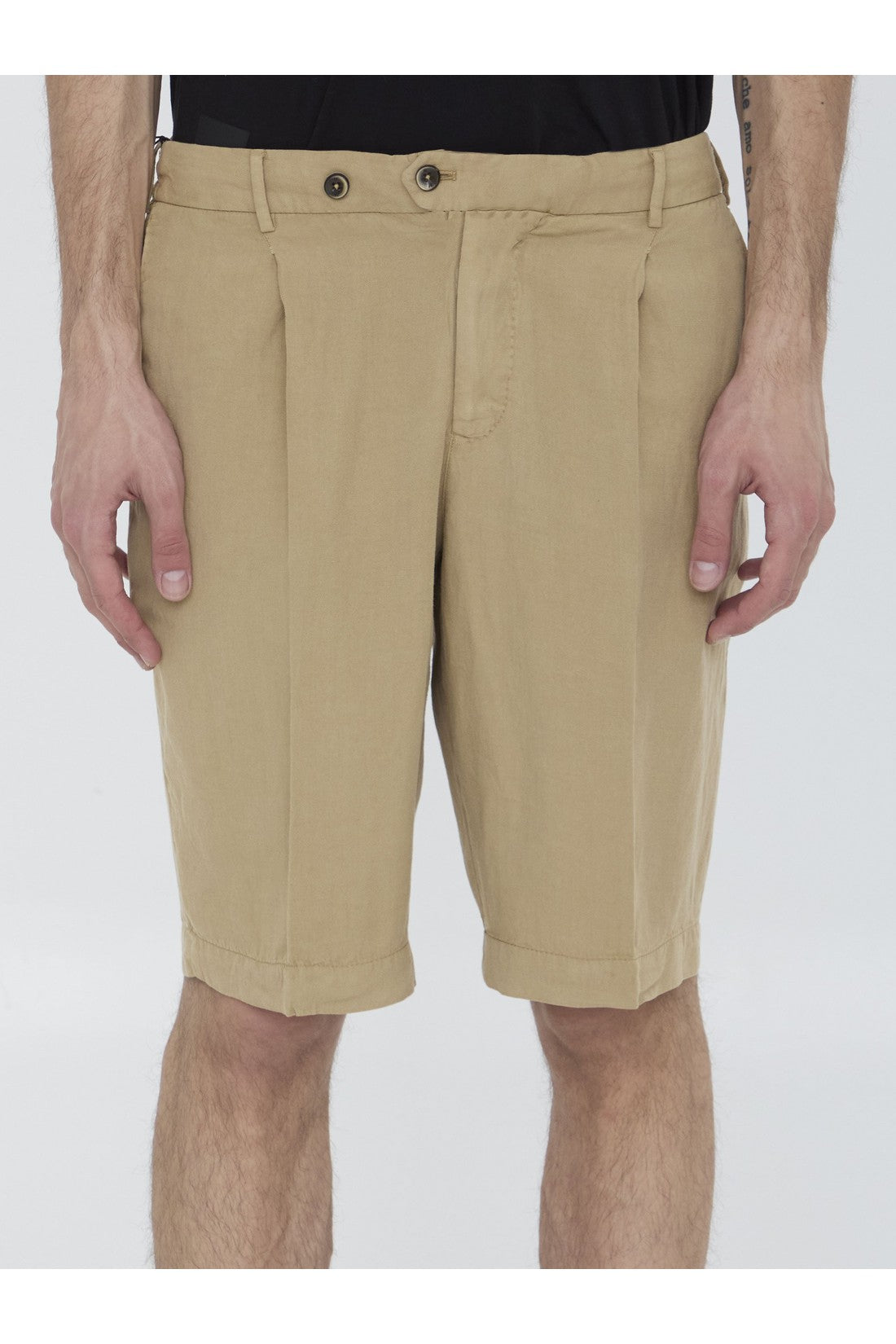 PT TORINO-OUTLET-SALE-Elasticated bermuda shorts-ARCHIVIST