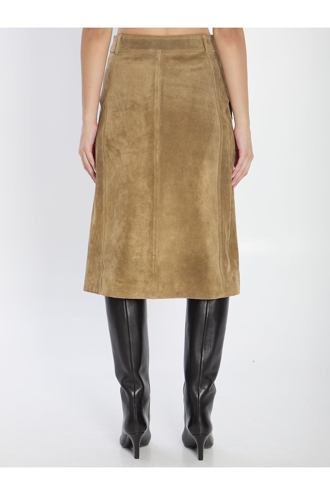Arma-OUTLET-SALE-Elen suede skirt-ARCHIVIST
