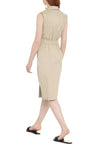 Max Mara-OUTLET-SALE-Elica belted cotton shirtdress-ARCHIVIST