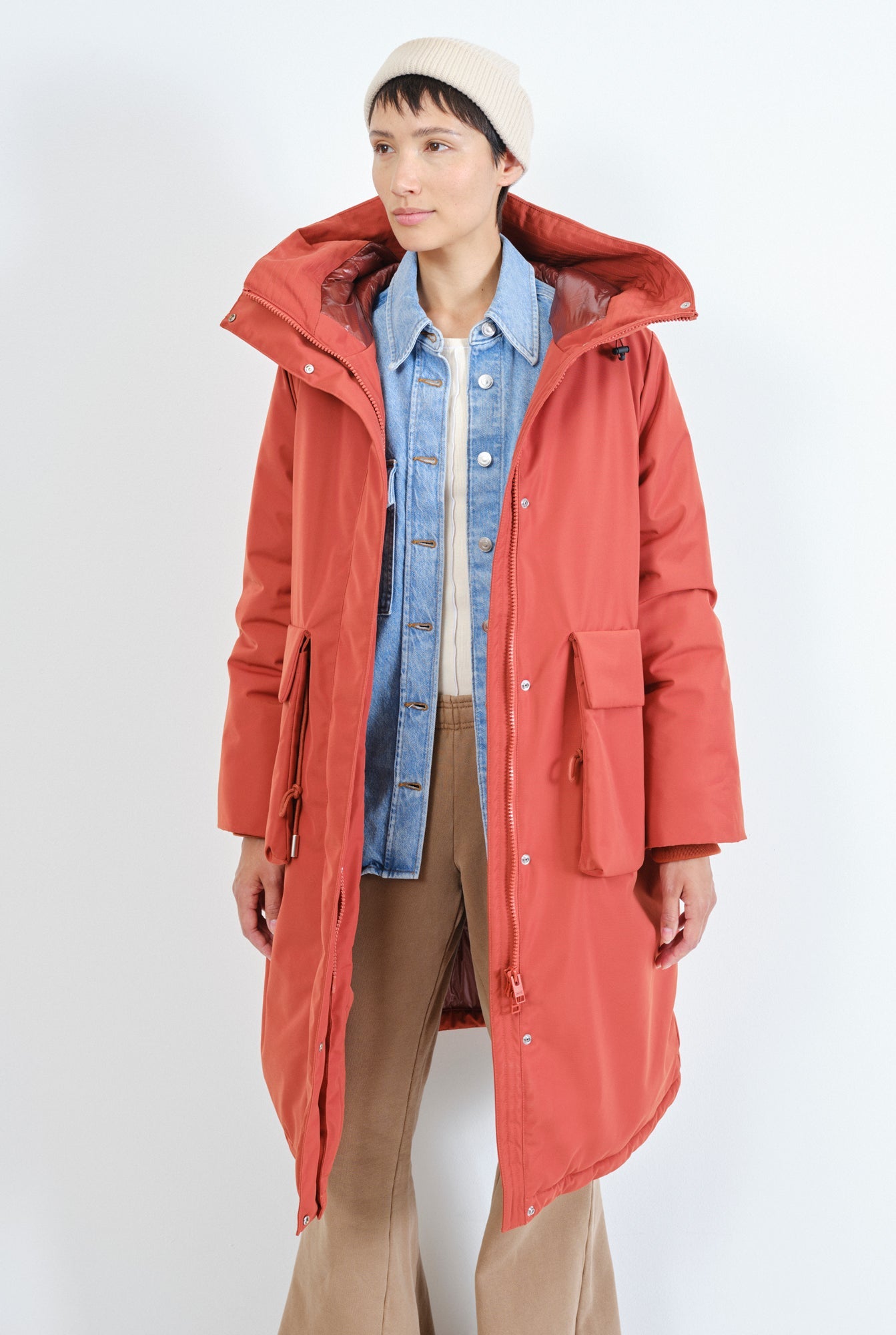 Embassy of Bricks and Logs-Archive-Sale-Outlet-MOUNT PEARL UTILITY PARKA-Jacken & Mäntel-XS-BURNT RED-by-ARCHIVIST