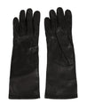 Burberry-OUTLET-SALE-Embossed Logo Leather Gloves-ARCHIVIST