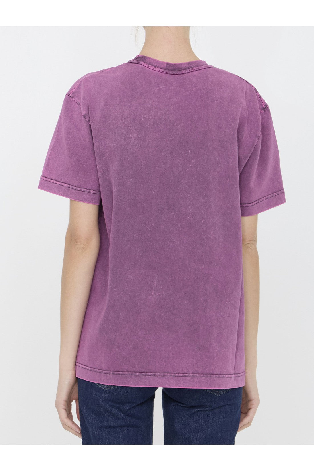 Alexander Wang-OUTLET-SALE-Embossed logo t-shirt-ARCHIVIST