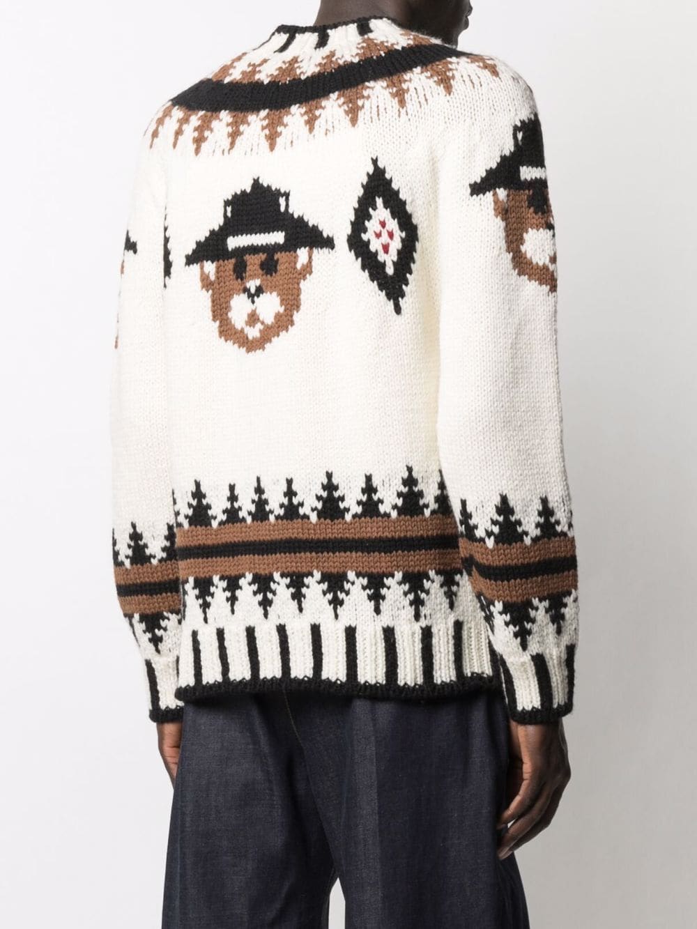 Dsquared2-OUTLET-SALE-Embroidered Bear Sweater-ARCHIVIST