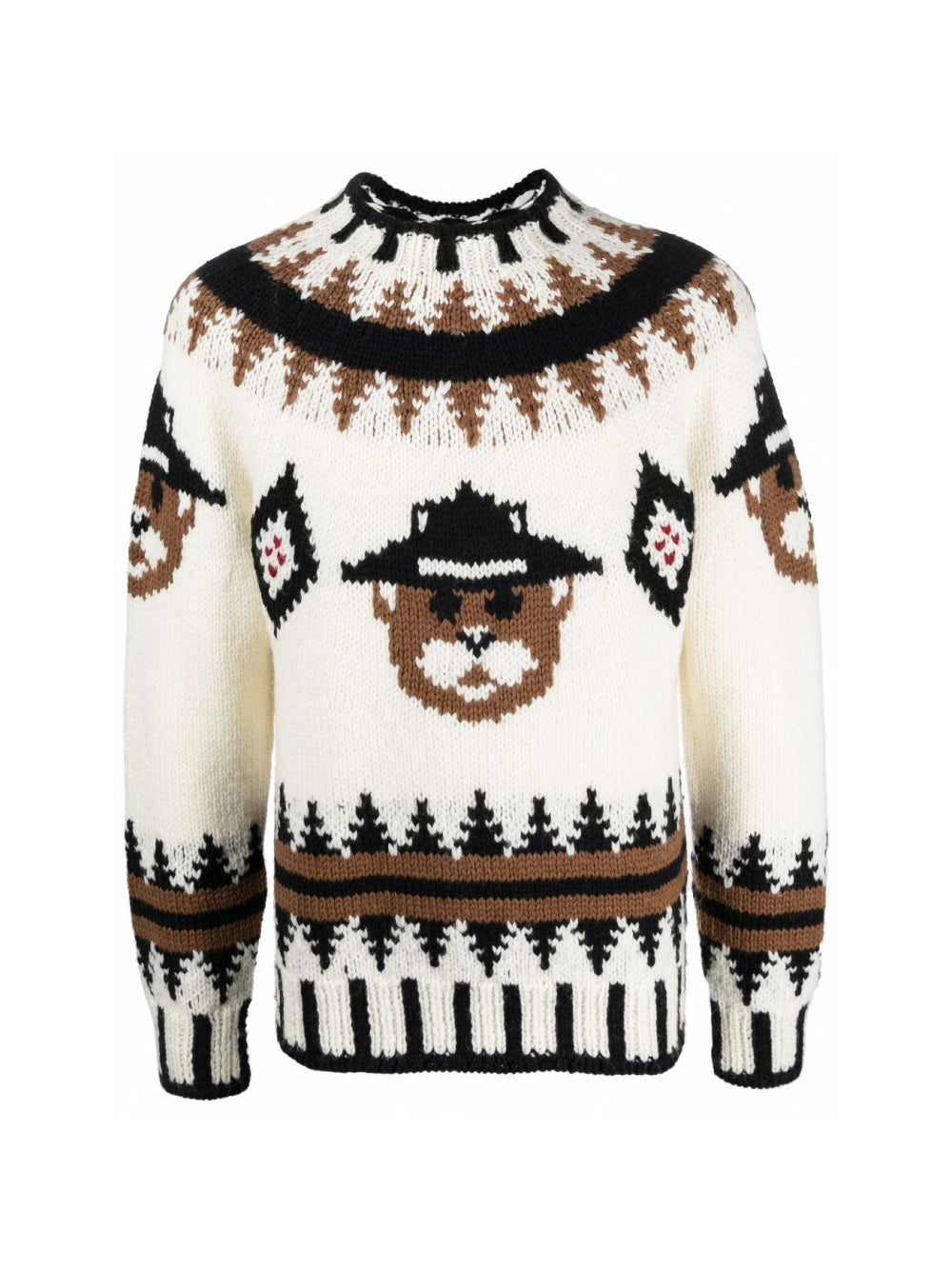 Dsquared2-OUTLET-SALE-Embroidered Bear Sweater-ARCHIVIST