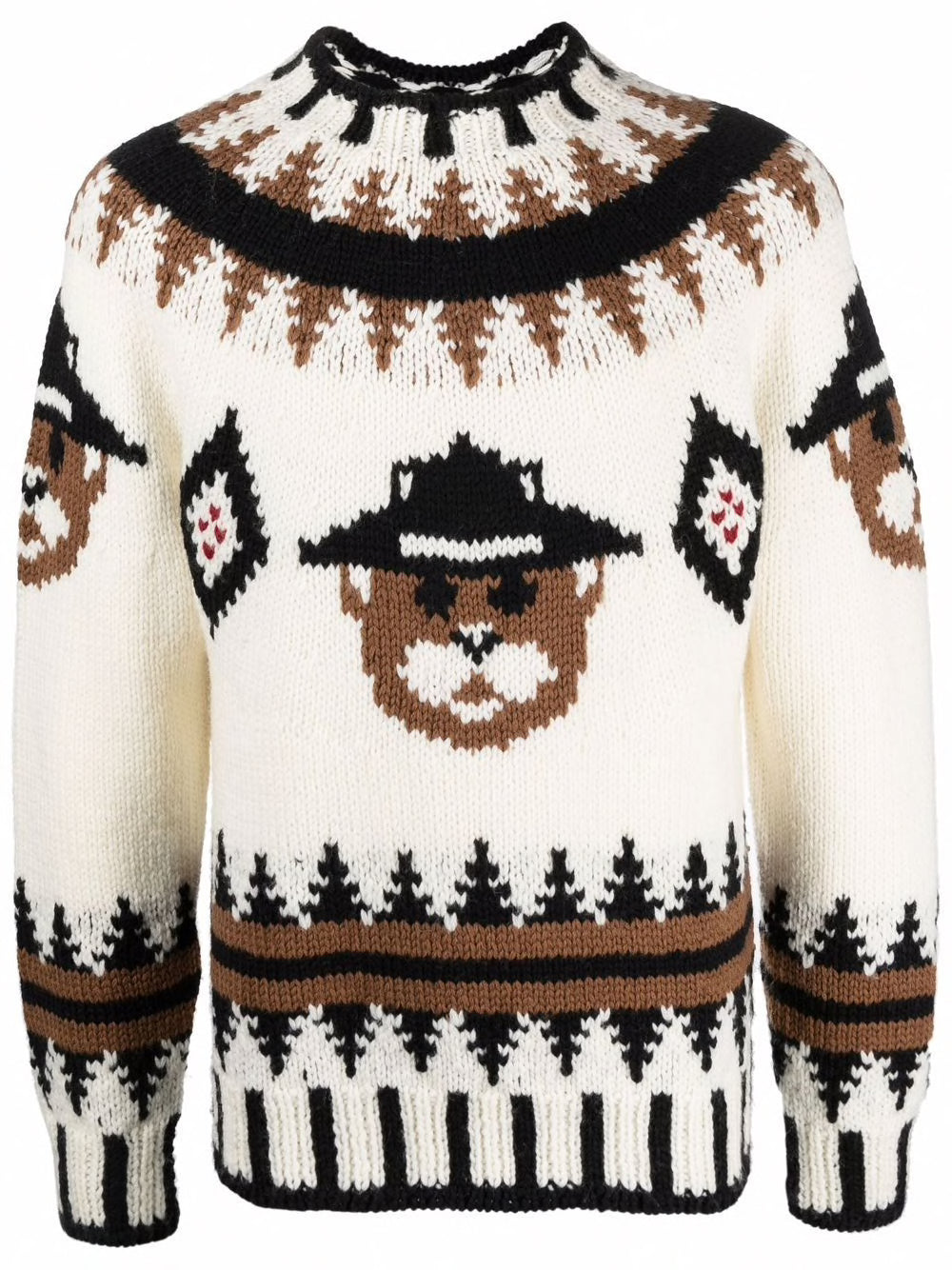 Dsquared2-OUTLET-SALE-Embroidered Bear Sweater-ARCHIVIST