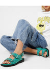 Ganni-OUTLET-SALE-Embroidered Western Sandals-ARCHIVIST