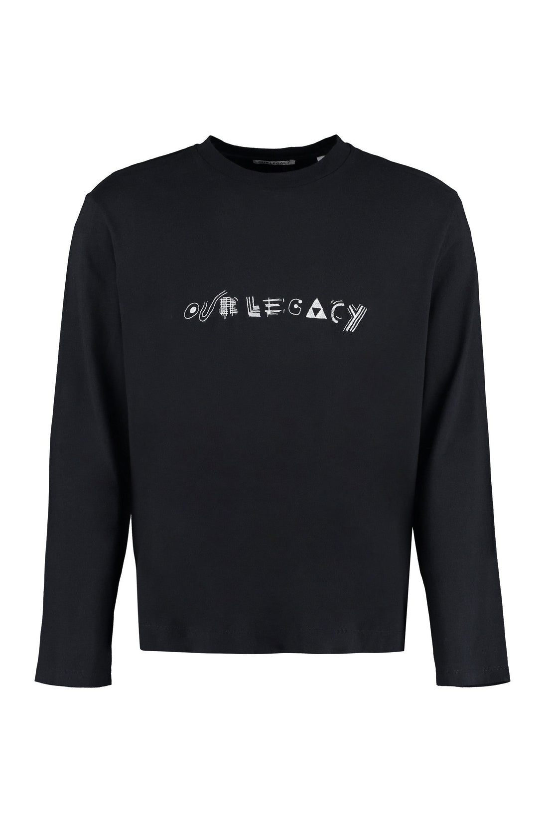 Our Legacy-OUTLET-SALE-Embroidered cotton T-shirt-ARCHIVIST