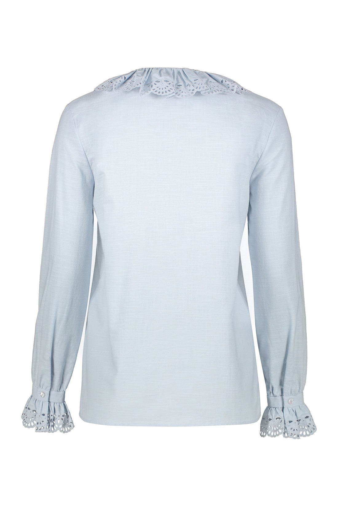 CELINE-OUTLET-SALE-Embroidered cotton blouse-ARCHIVIST