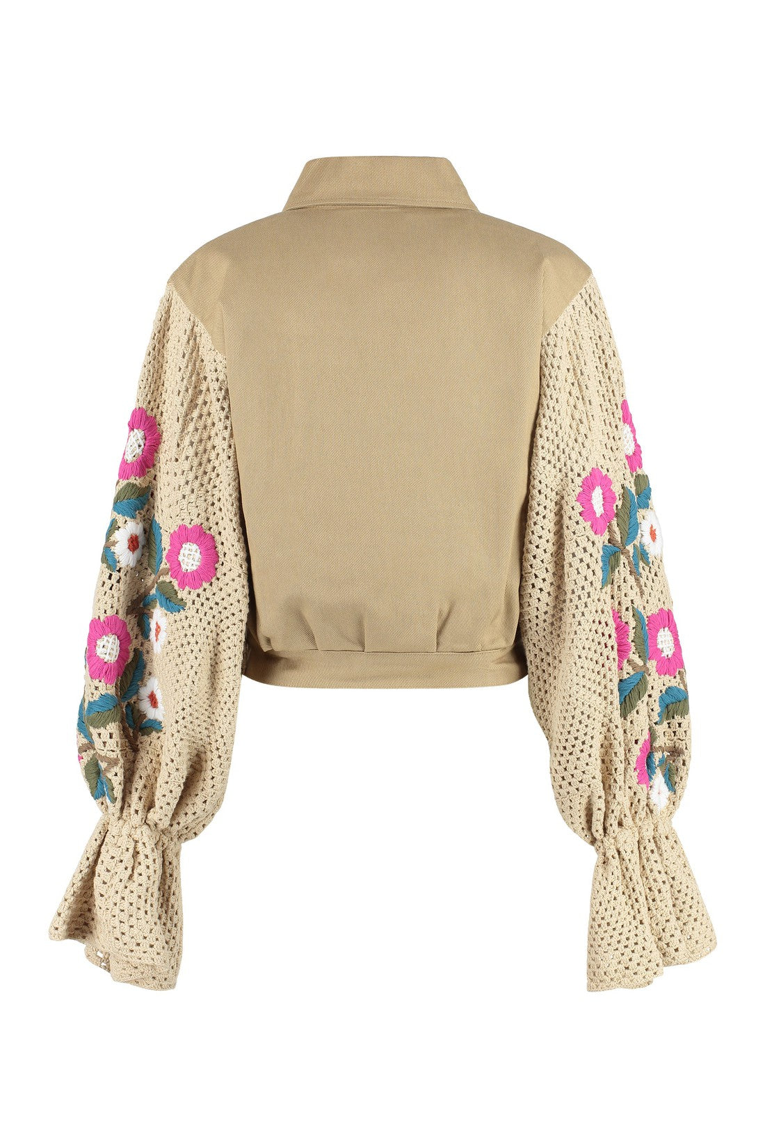 Tu Lizè-OUTLET-SALE-Embroidered cotton jacket-ARCHIVIST
