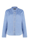 Woolrich-OUTLET-SALE-Embroidered cotton shirt-ARCHIVIST