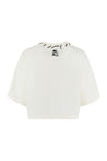 Etro-OUTLET-SALE-Embroidered cropped t-shirt-ARCHIVIST