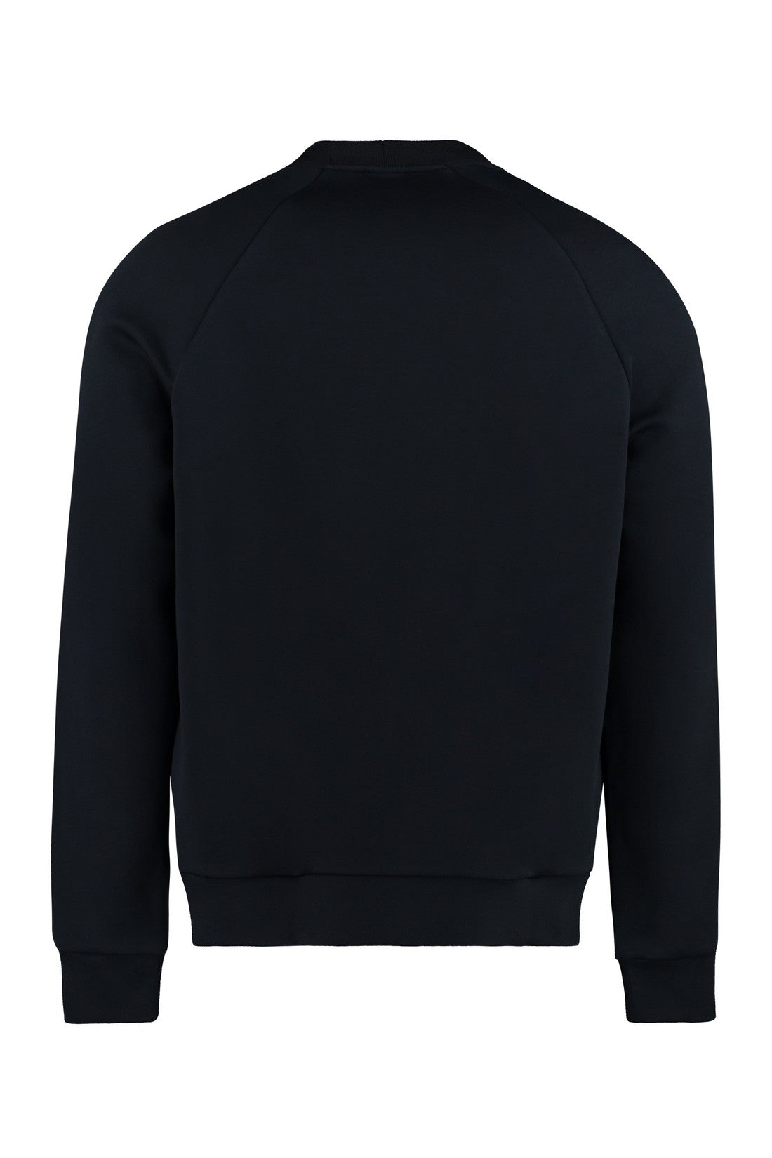 Giorgio Armani-OUTLET-SALE-Embroidered logo crew-neck sweatshirt-ARCHIVIST