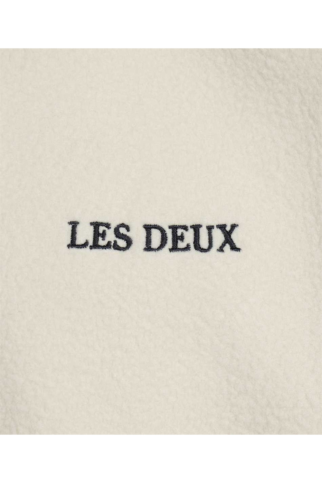Les Deux-OUTLET-SALE-Embroidered logo crew-neck sweatshirt-ARCHIVIST