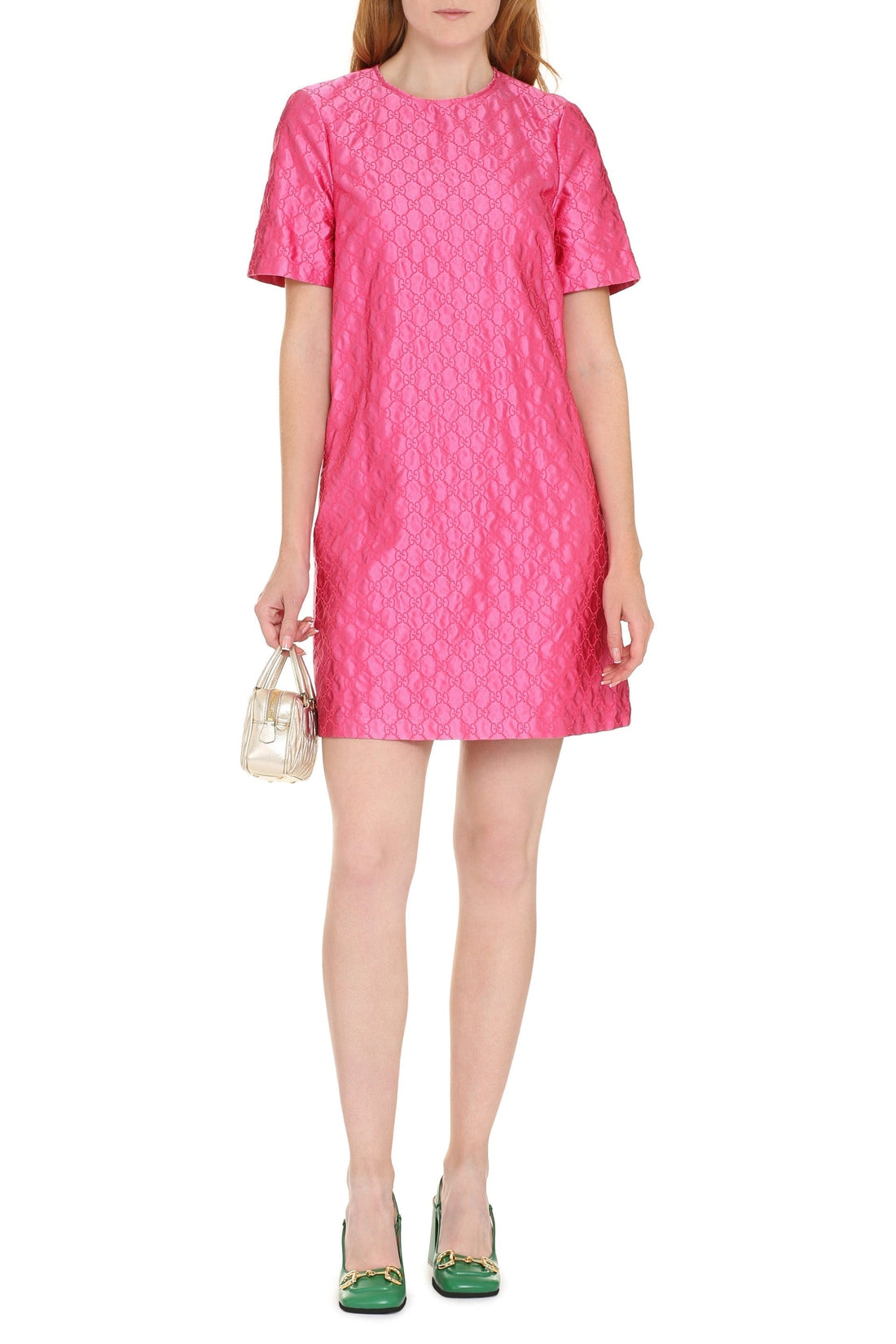 Gucci-OUTLET-SALE-Embroidered mini dress-ARCHIVIST
