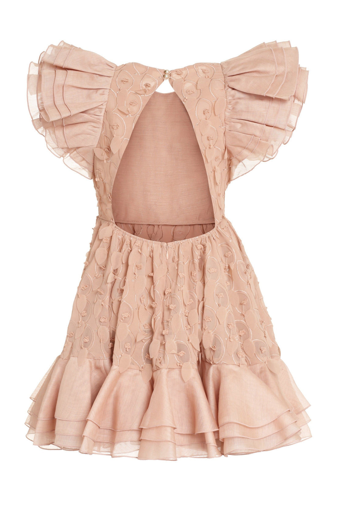 Zimmermann-OUTLET-SALE-Embroidered mini dress-ARCHIVIST