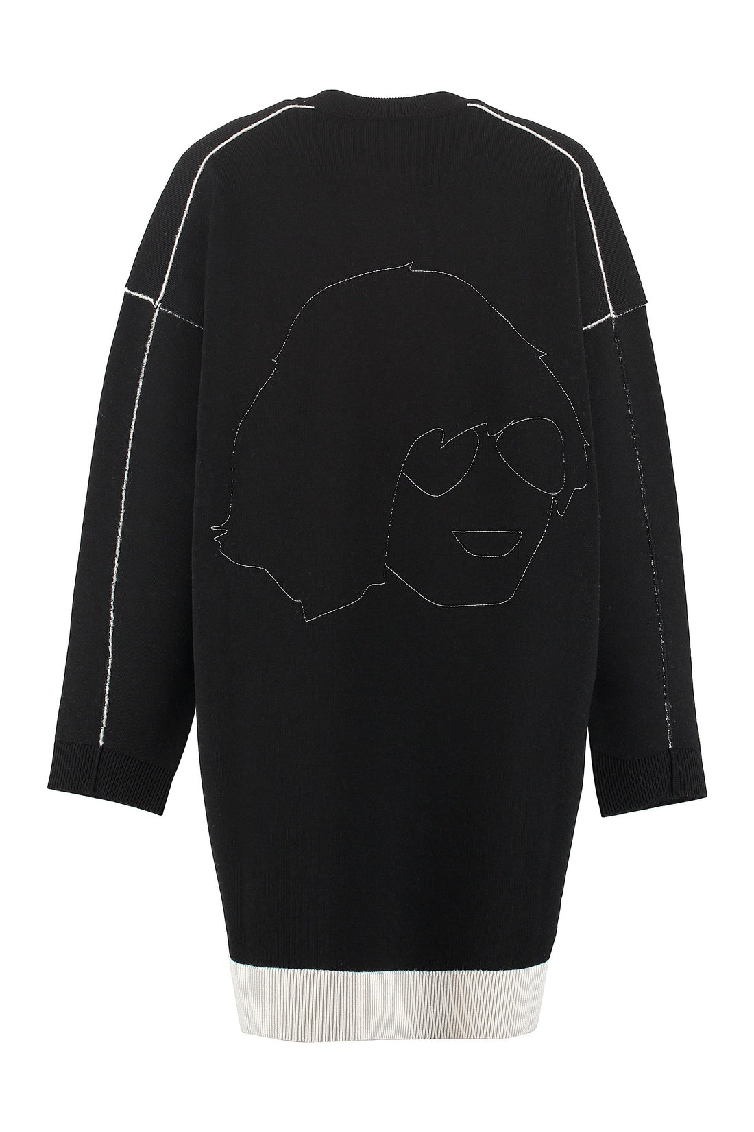Kenzo-OUTLET-SALE-Embroidered oversize sweater-ARCHIVIST