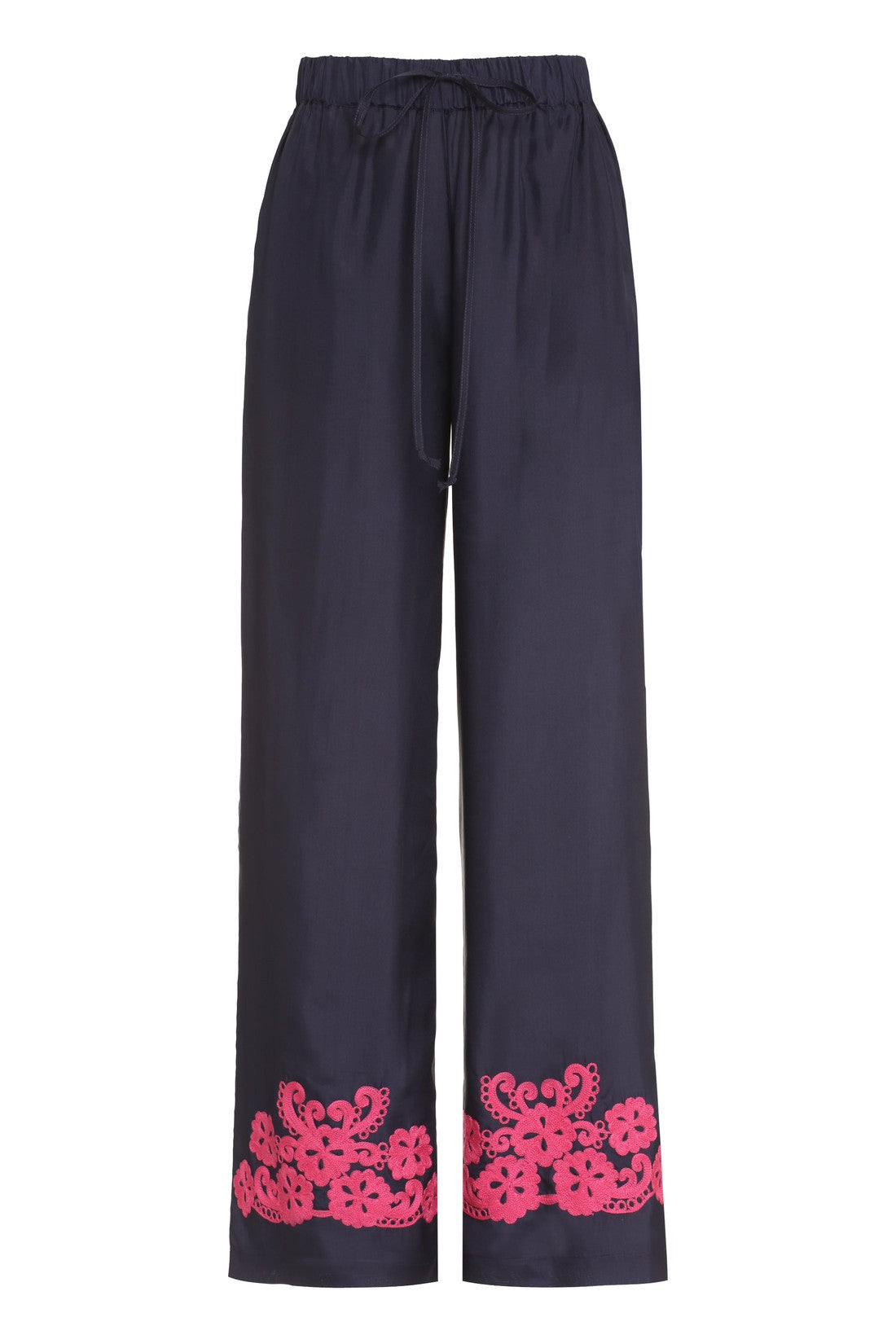 Parosh-OUTLET-SALE-Embroidered silk trousers-ARCHIVIST