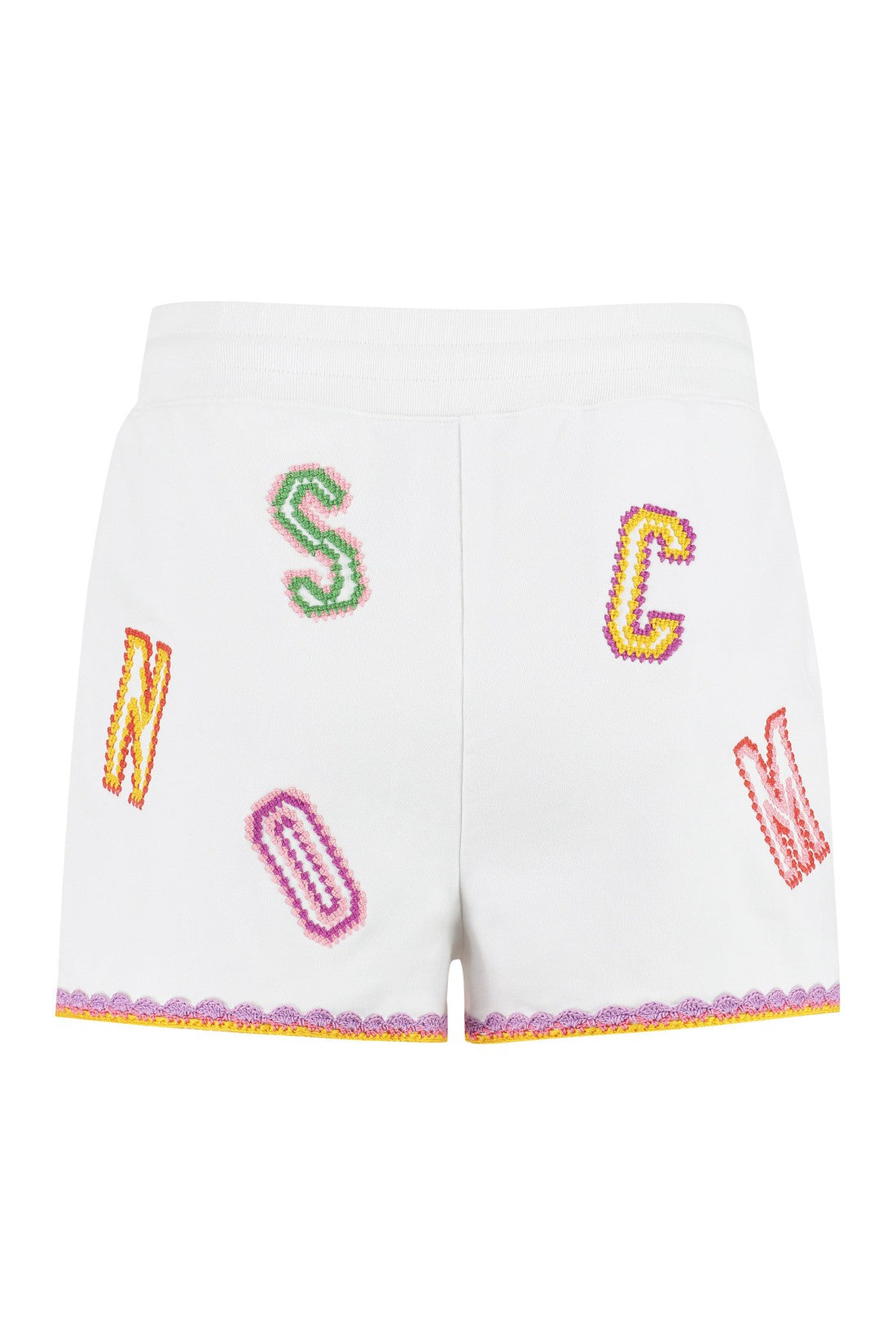 Moschino-OUTLET-SALE-Embroidered sweatshorts-ARCHIVIST