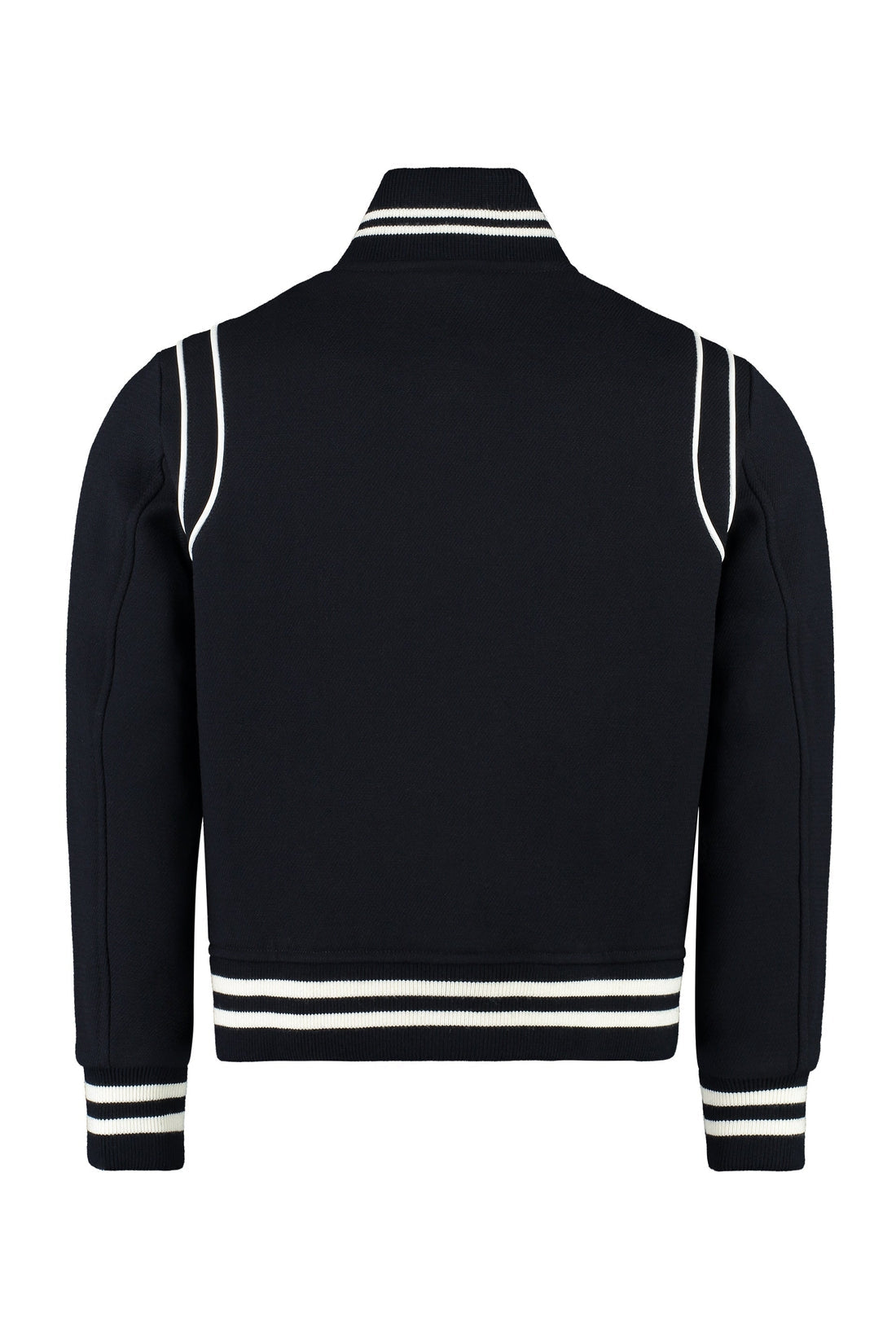 Sporty & Rich-OUTLET-SALE-Embroidered wool bomber jacket-ARCHIVIST