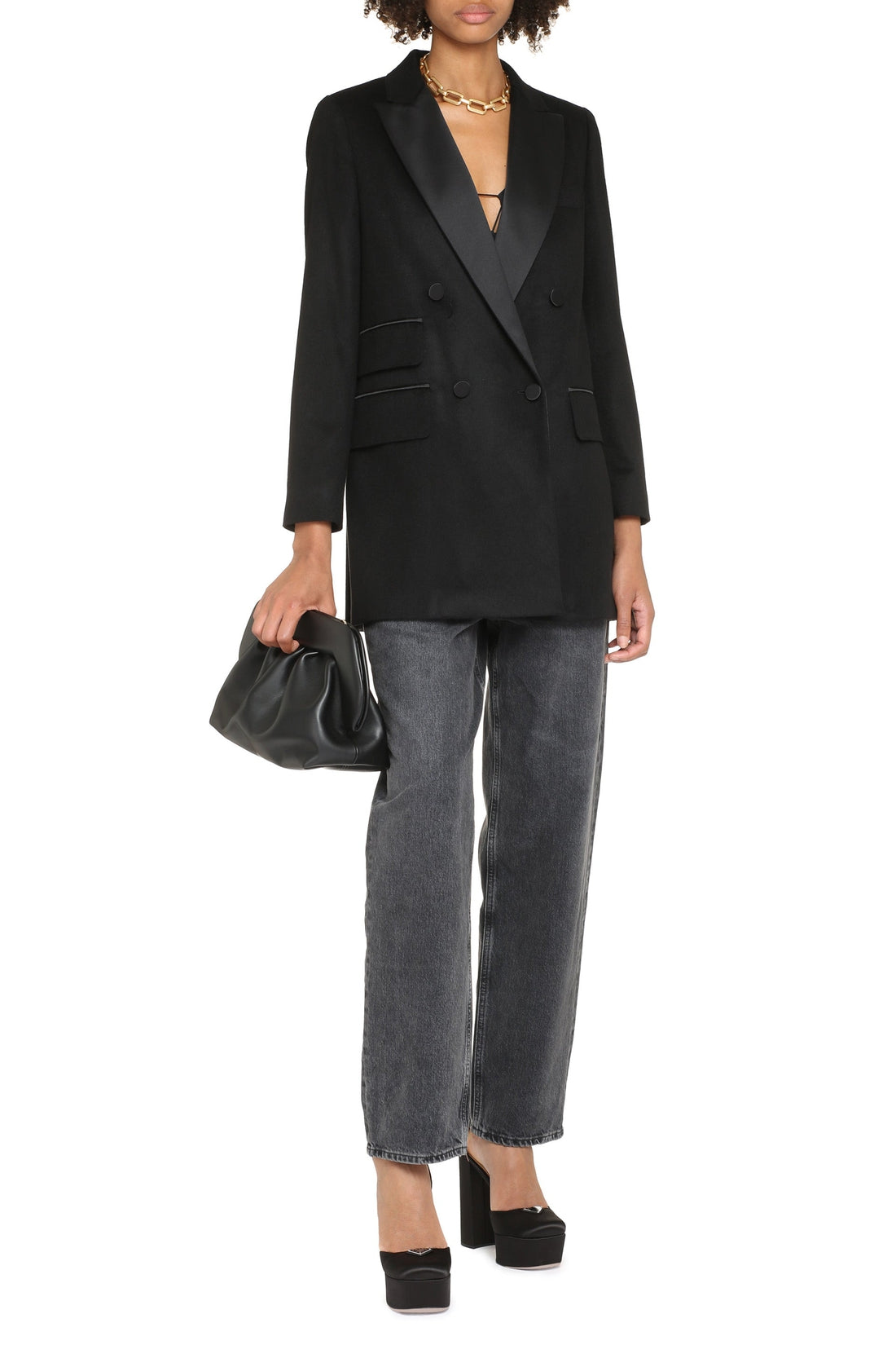 Max Mara-OUTLET-SALE-Emiro double-breasted camel-wool blazer-ARCHIVIST