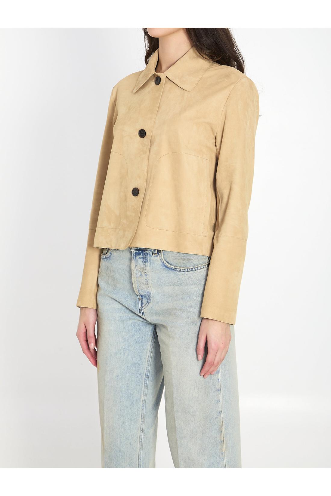 Arma-OUTLET-SALE-Emy suede jacket-ARCHIVIST