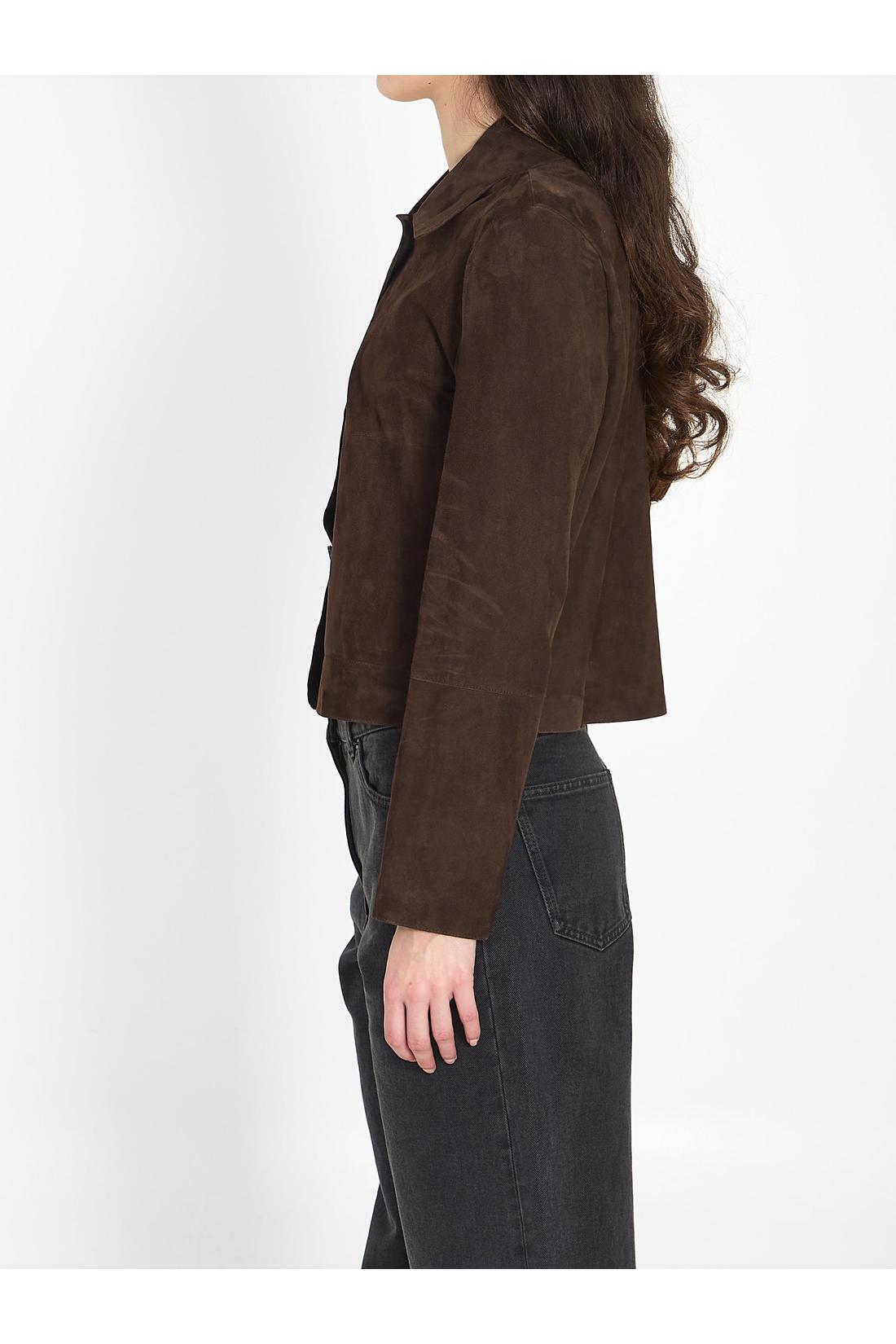 Arma-OUTLET-SALE-Emy suede jacket-ARCHIVIST