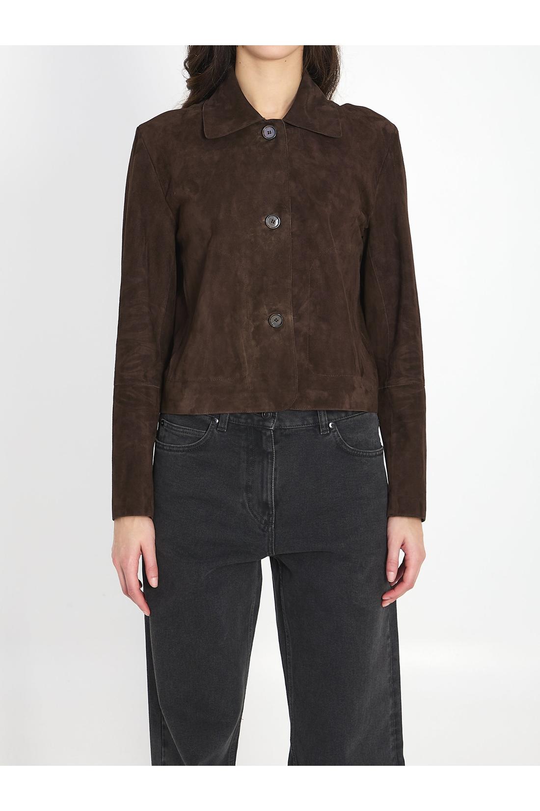 Arma-OUTLET-SALE-Emy suede jacket-ARCHIVIST