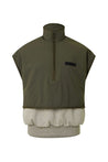 Fear Of God-OUTLET-SALE-Essentials Nylon Fleece Mockneck Vest-ARCHIVIST