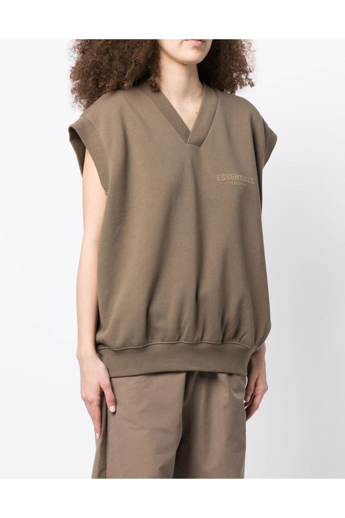 Fear Of God-OUTLET-SALE-Essentials V Neck Vest Top-ARCHIVIST