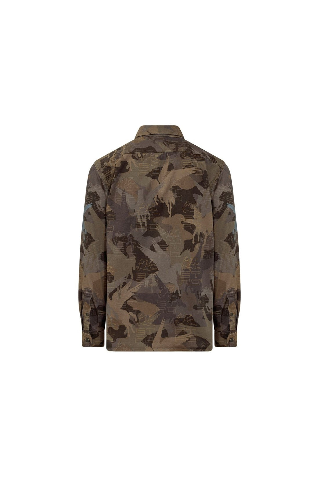 ETRO-OUTLET-SALE-Etro Camouflage Cotton Shirt-ARCHIVIST