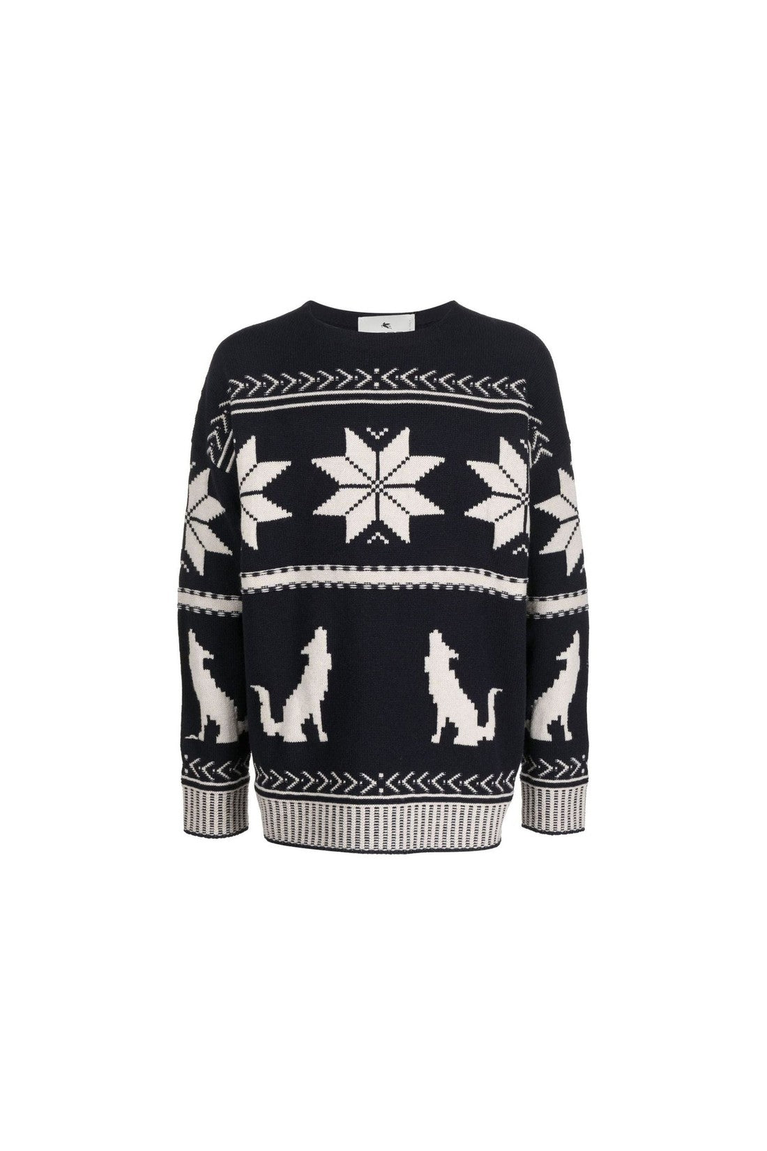 ETRO-OUTLET-SALE-Etro Embroidered Cotton Sweater-ARCHIVIST