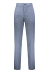 Jacquard motif trousers
