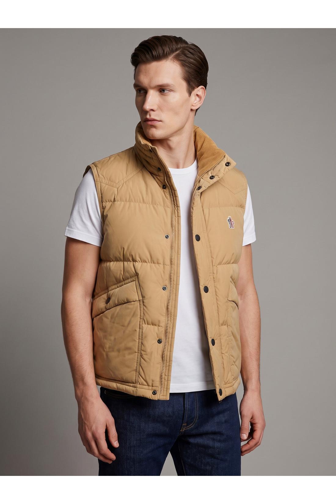 Moncler Grenoble-OUTLET-SALE-Evans feather-padded vest-ARCHIVIST
