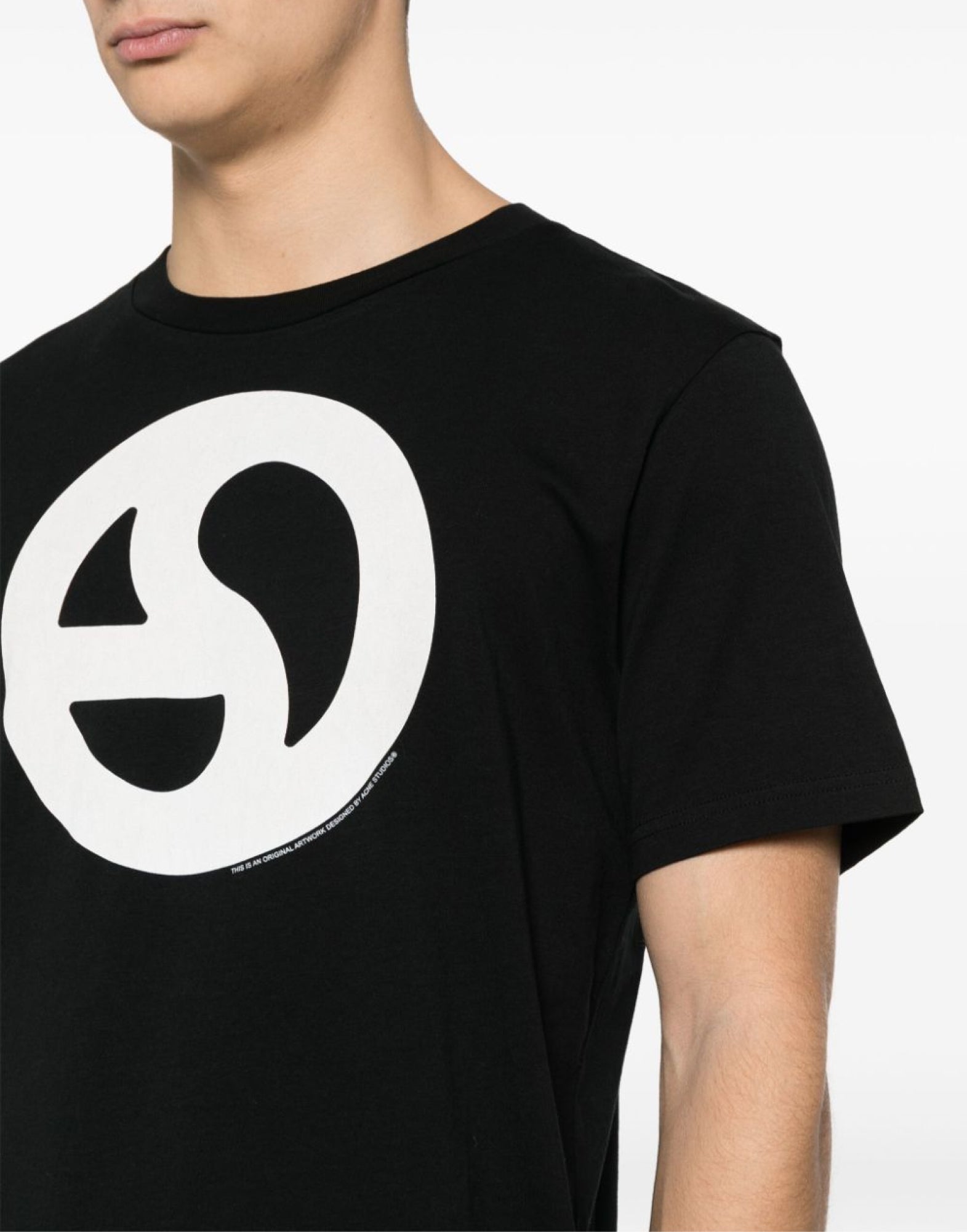 Acne Studios-OUTLET-SALE-Everest Logogram T-Shirt-ARCHIVIST