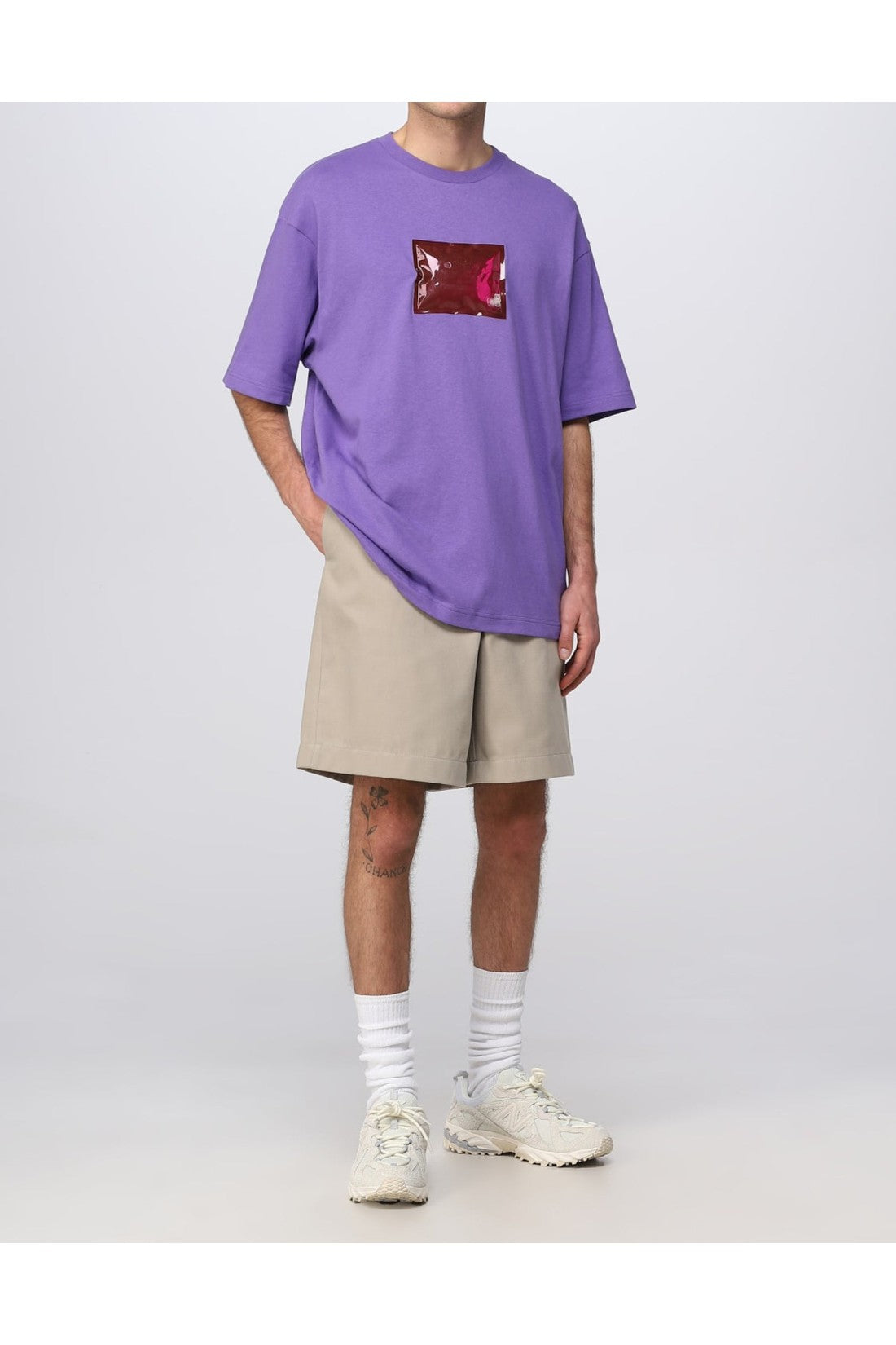 Acne Studios-OUTLET-SALE-Exford Inflate Logo T-Shirt-ARCHIVIST