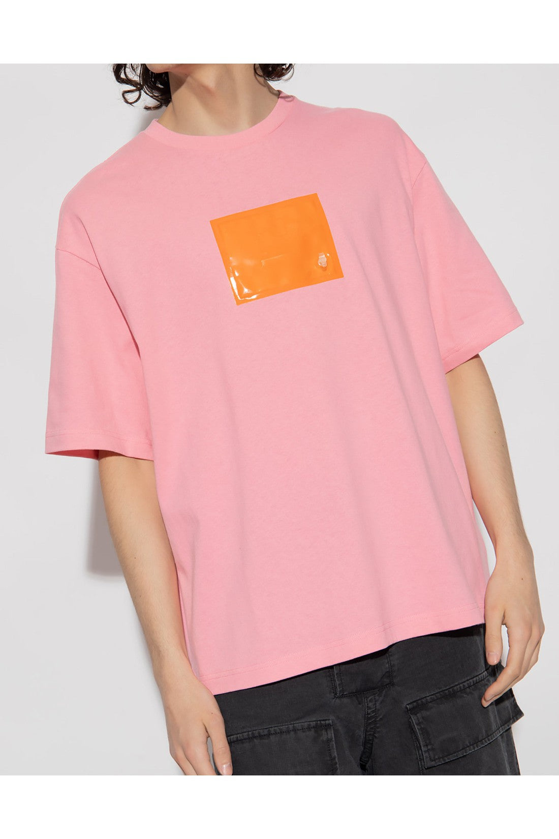 Acne Studios-OUTLET-SALE-Exford Inflate Logo T-Shirt-ARCHIVIST