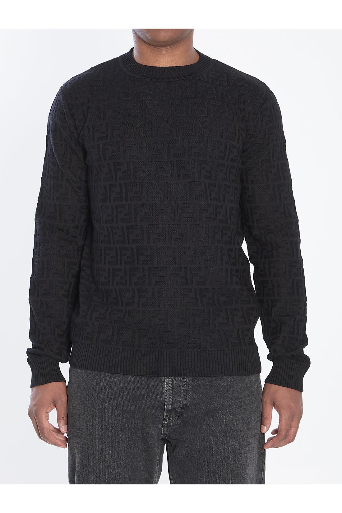 Fendi-OUTLET-SALE-FF monogram pullover-ARCHIVIST