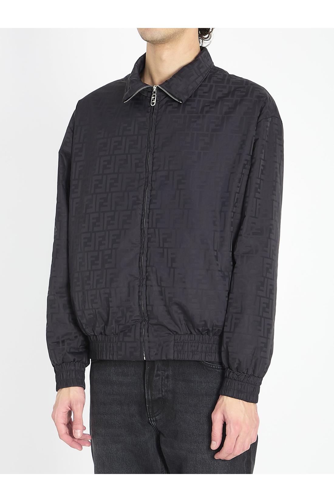 Fendi-OUTLET-SALE-FF nylon bomber jacket-ARCHIVIST