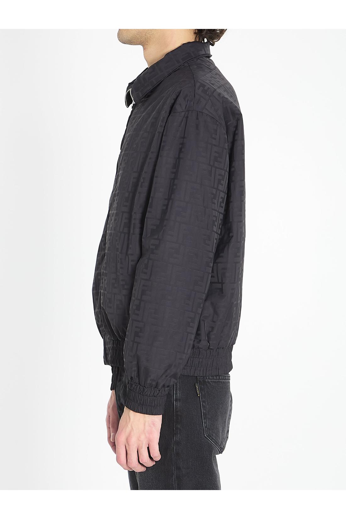 Fendi-OUTLET-SALE-FF nylon bomber jacket-ARCHIVIST