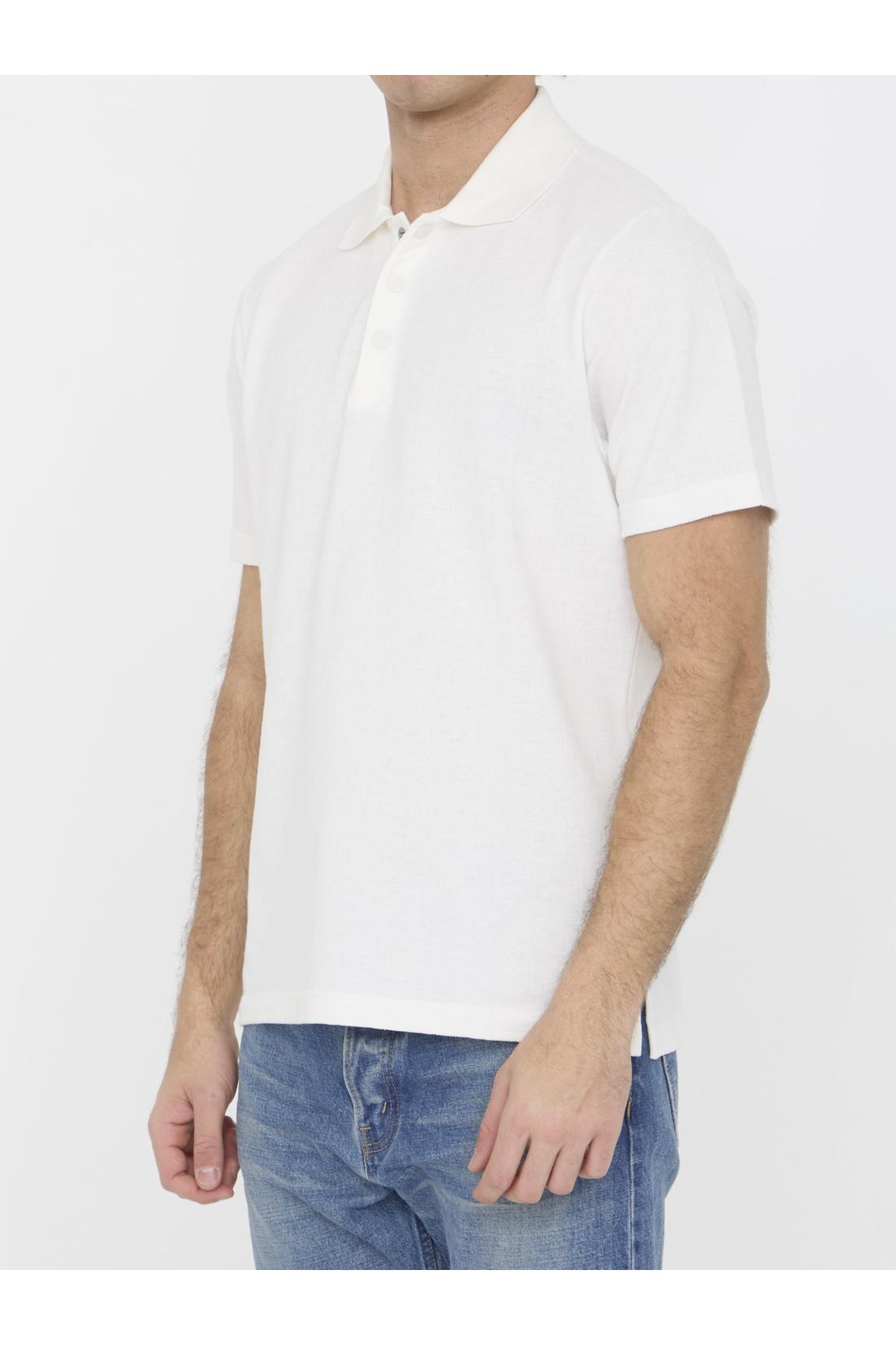 Fendi-OUTLET-SALE-FF piqué polo-ARCHIVIST