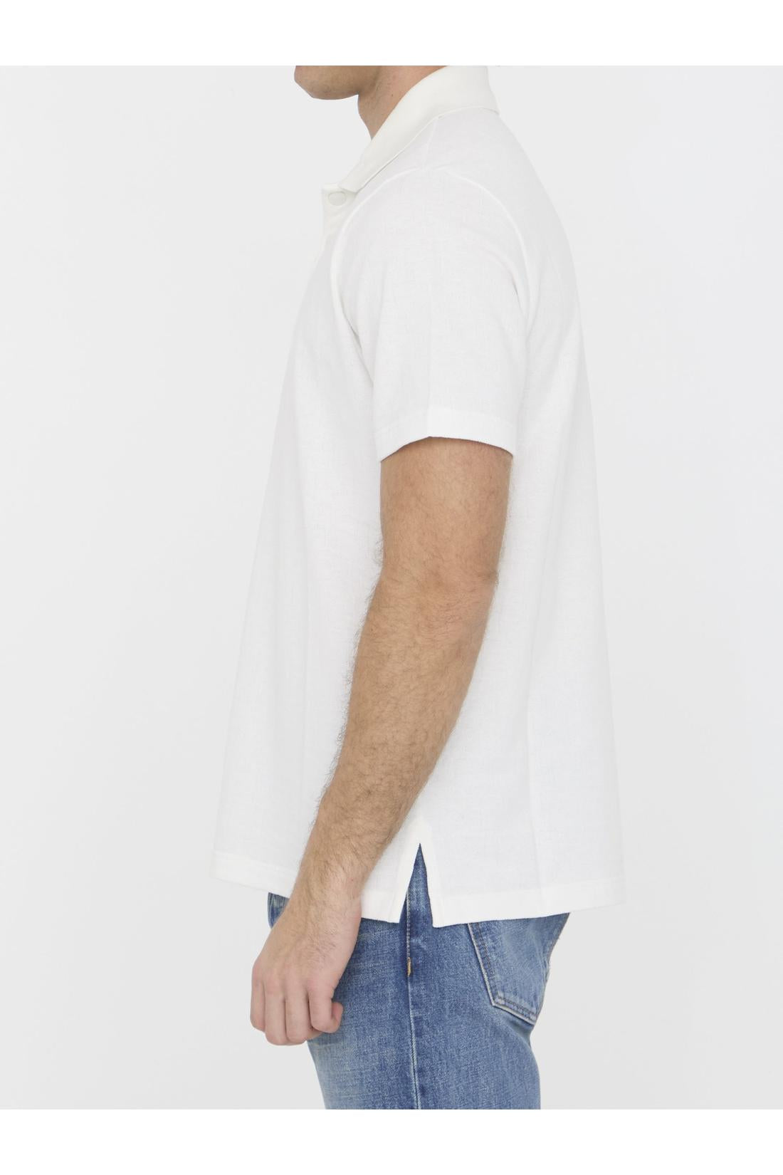 Fendi-OUTLET-SALE-FF piqué polo-ARCHIVIST