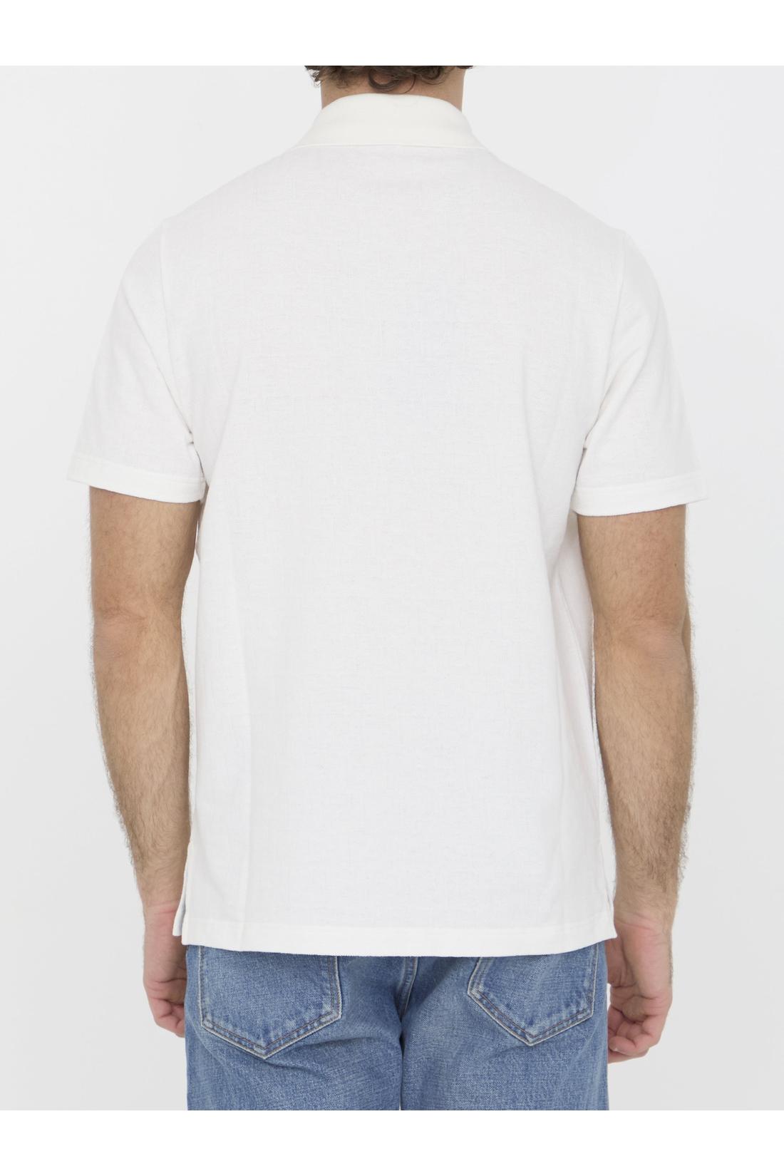 Fendi-OUTLET-SALE-FF piqué polo-ARCHIVIST