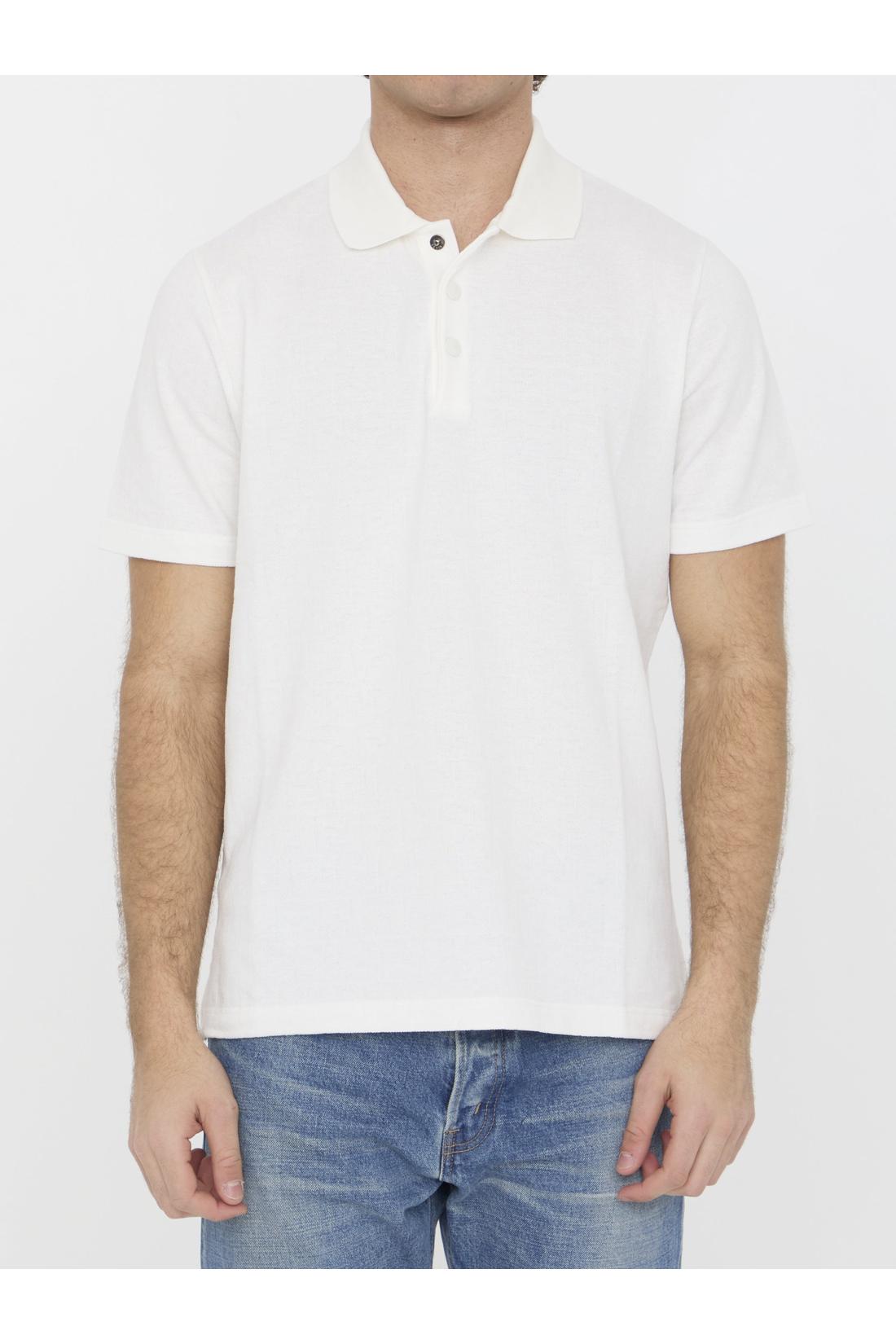 Fendi-OUTLET-SALE-FF piqué polo-ARCHIVIST