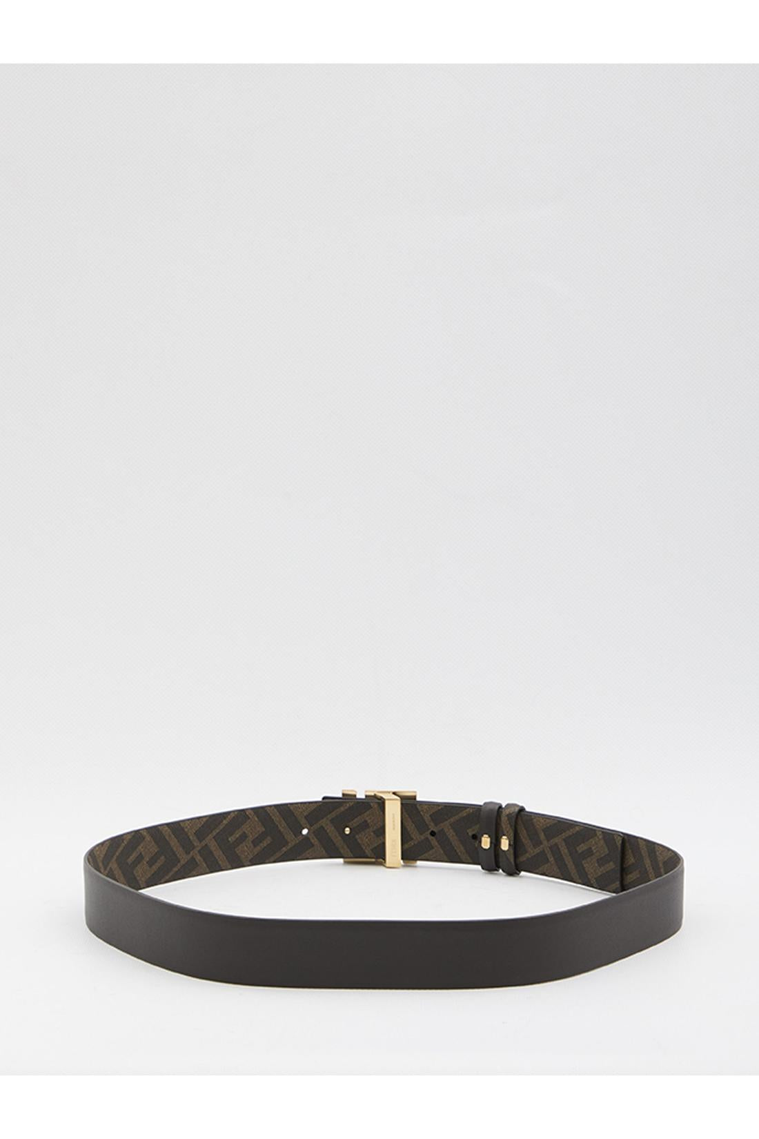 Fendi-OUTLET-SALE-FF reversible belt-ARCHIVIST