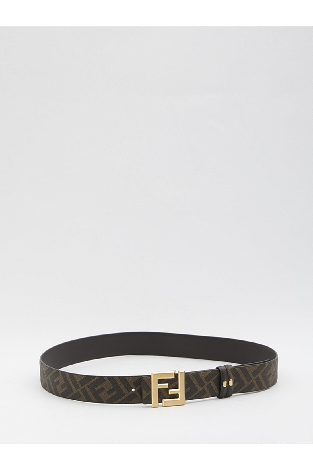 Fendi-OUTLET-SALE-FF reversible belt-ARCHIVIST
